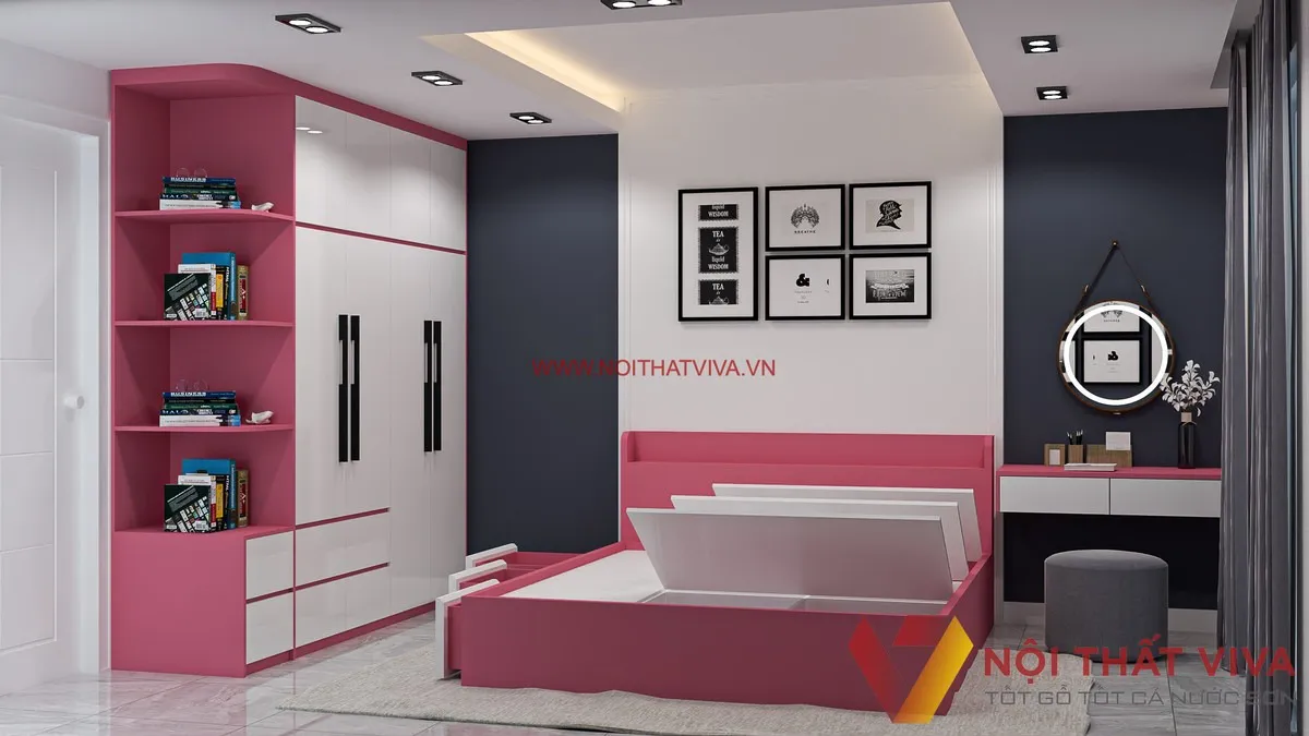 Combo phòng ngủ gỗ công nghiệp