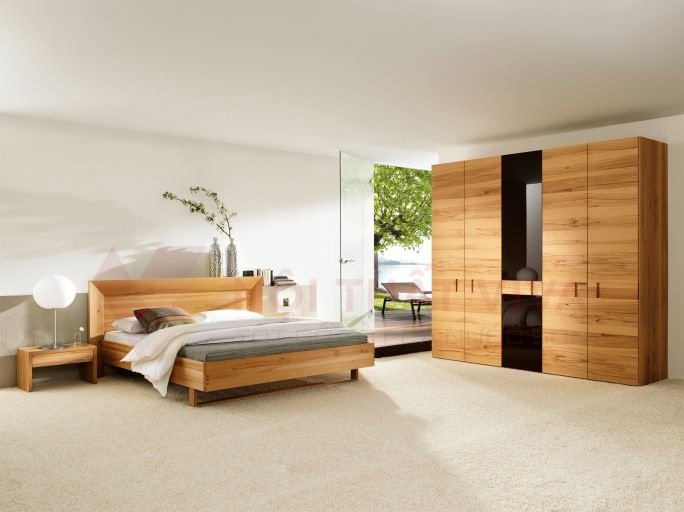 Combo phòng ngủ gỗ tự nhiên đẹp, toát lên vẻ sang trọng, giá trị cho căn phòng.