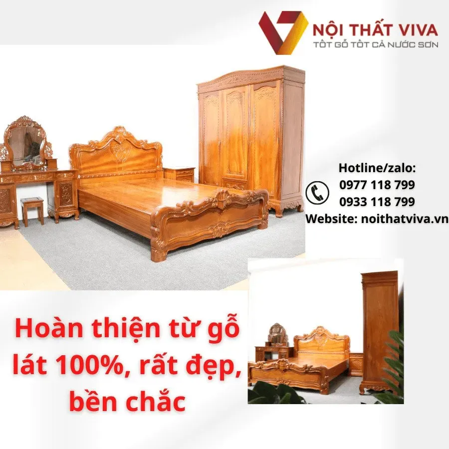 Combo Phòng Ngủ Gỗ Tự Nhiên
