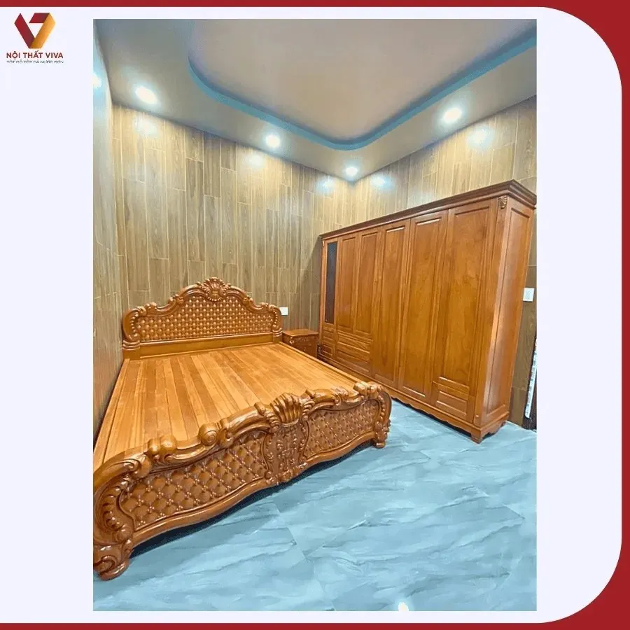 Combo Phòng Ngủ Gỗ Tự Nhiên