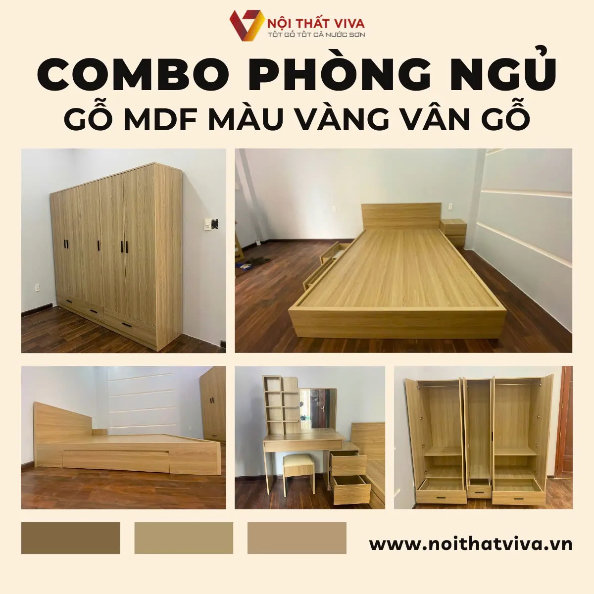 Combo Phòng Ngủ Hiện Đại