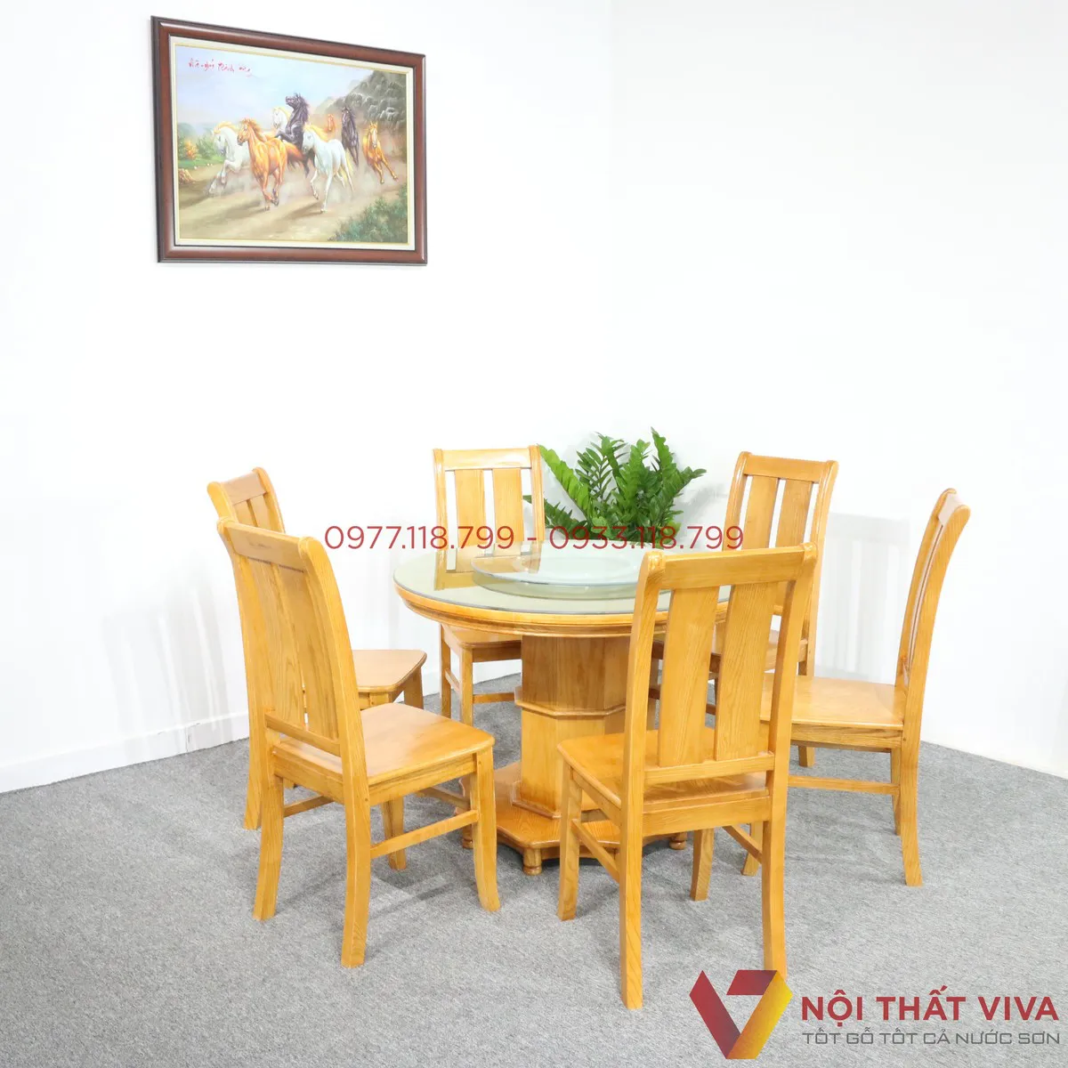 Đa dạng mẫu mã bàn ăn tròn bằng gỗ theo xu hướng dành cho gia đình Việt