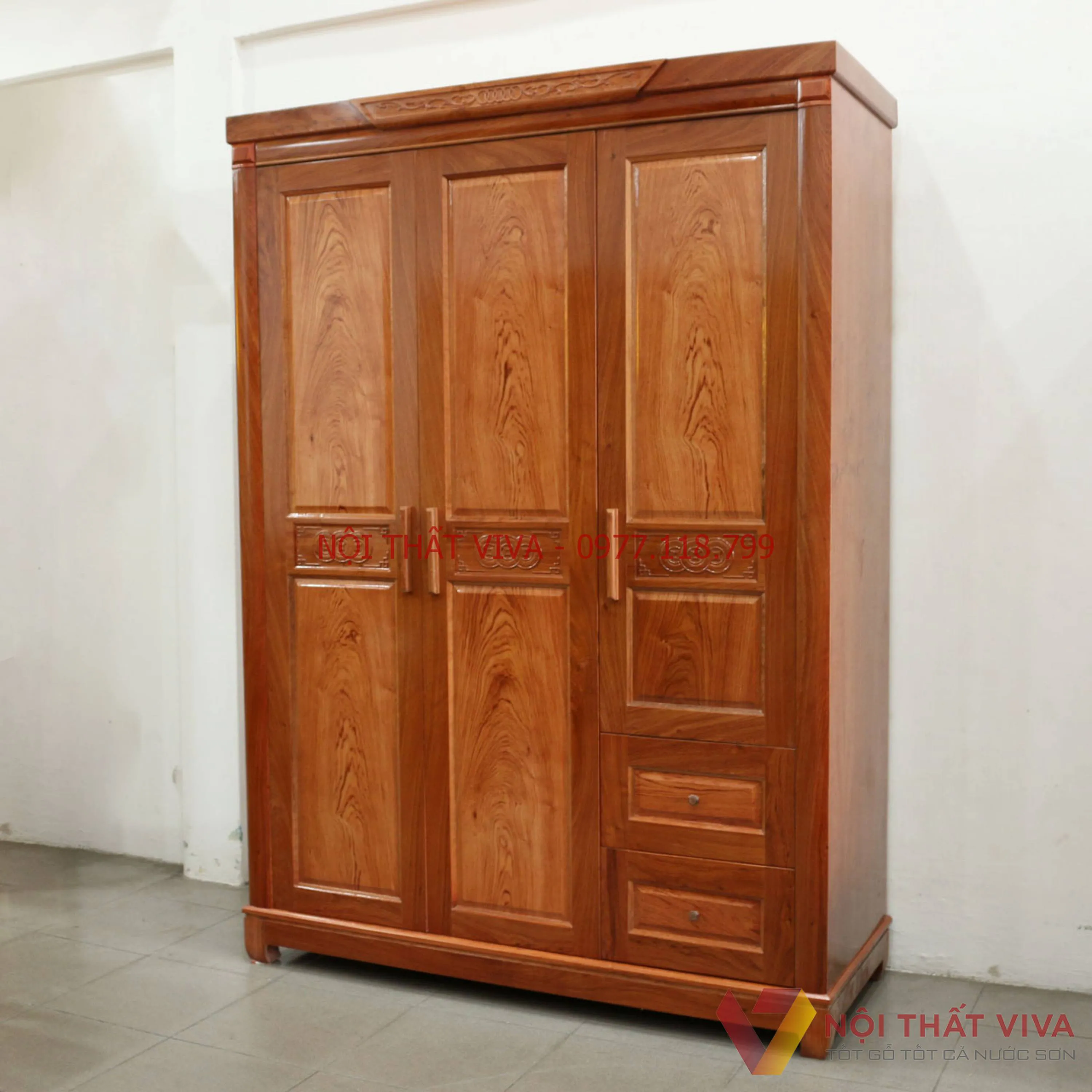 mẫu tủ áo 2 buồng đẹp