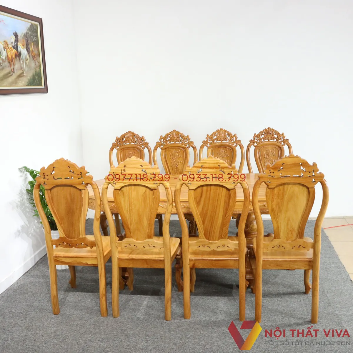 Đây là lý do khiến bộ bàn ăn gỗ gõ đắt nhưng luôn cháy hàng