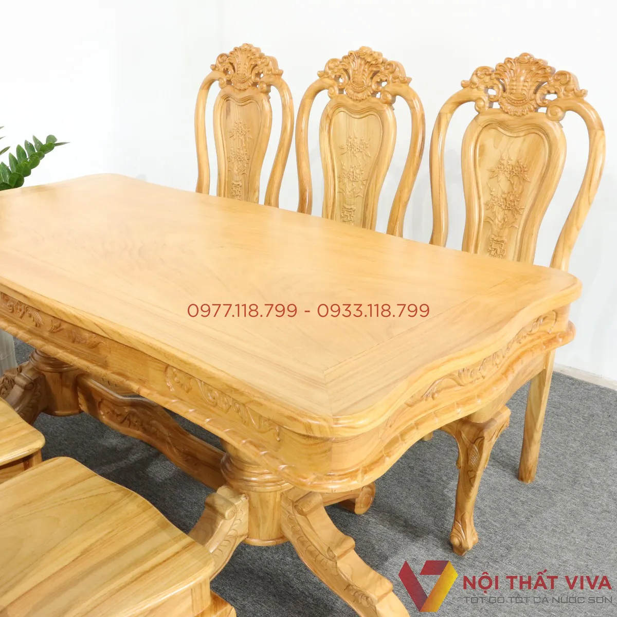 Đây là lý do khiến bộ bàn ăn gỗ gõ đắt nhưng luôn cháy hàng