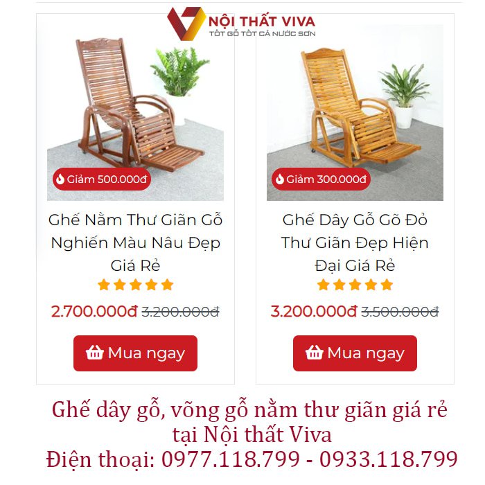 Mức giá ghế dây gỗ giá rẻ, chất lượng từ 2.000.000 VNĐ đến 3.500.000 VNĐ.