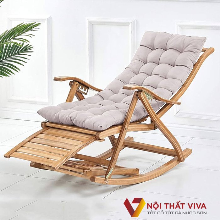 Mẫu ghế gỗ dây nghiêng tựa lưng hiện đại phổ biến trên thị trường.