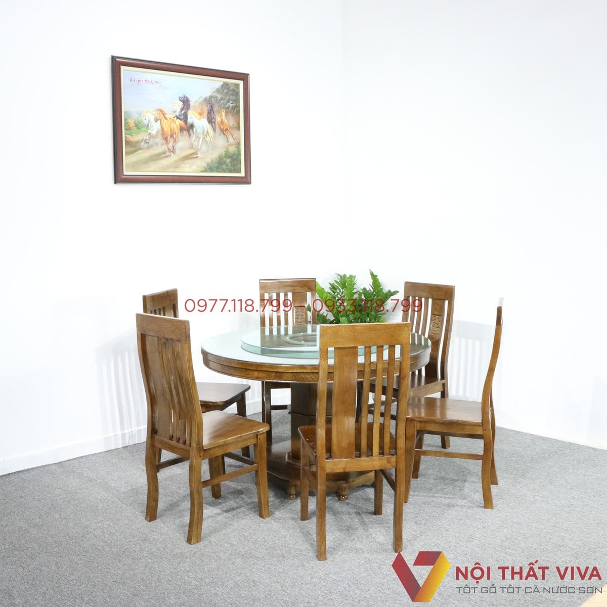 Giá bàn ăn cơm tròn bao nhiêu tiền? Viva báo giá chi tiết cho khách.