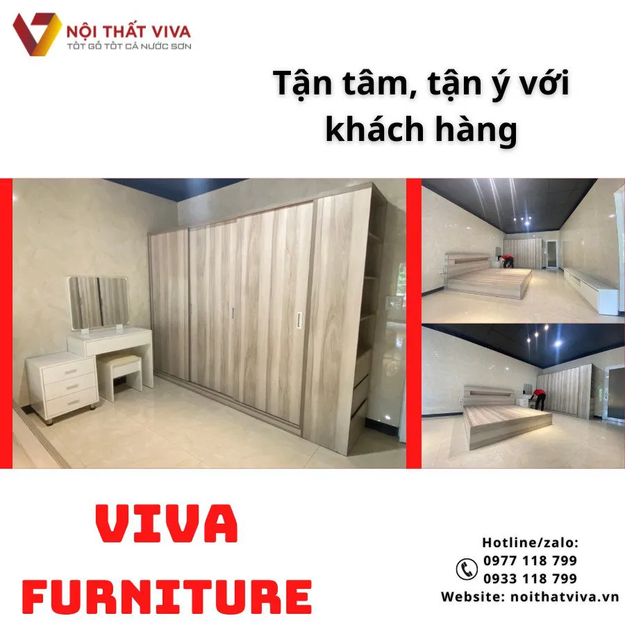 Giá đóng tủ quần áo đi đôi với chất lượng tại Nội thất Viva