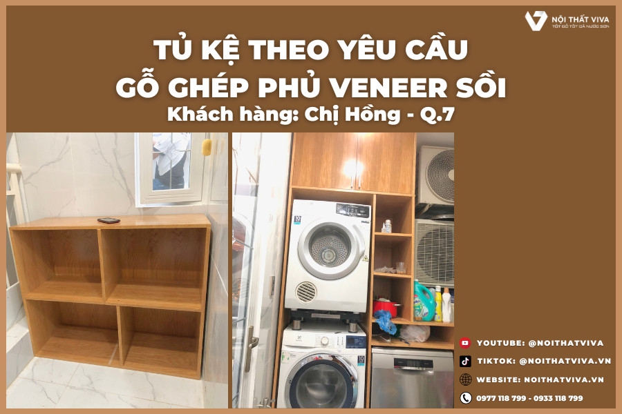 Giao Lắp Đóng Tủ Kệ Theo Yêu Cầu chị Hồng - Quận 7