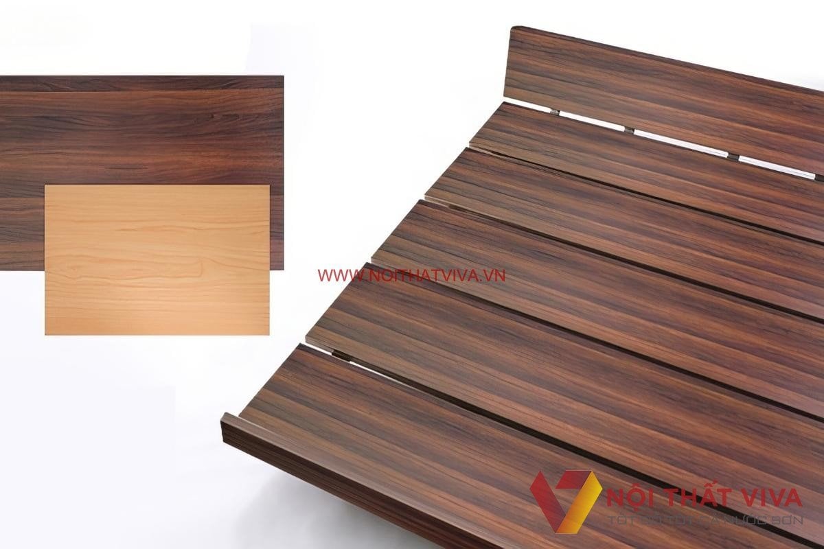Giường Gỗ Công Nghiệp Có Chân Cao Kiểu Nhật Đơn Giản Hiện Đại Giá Rẻ