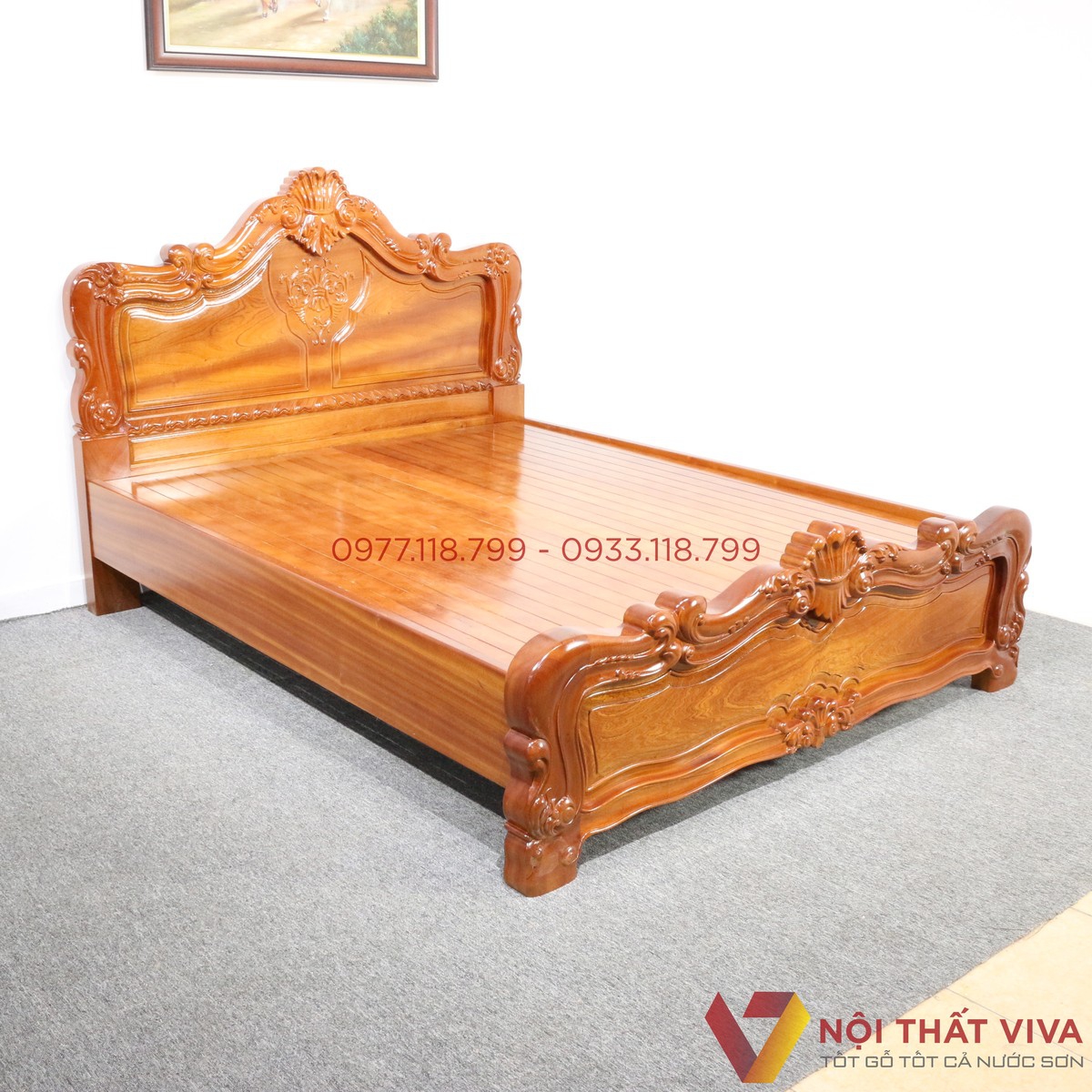 Giường ngủ gỗ lát – Món đồ nội thất thể hiện sự đẳng cấp cho phòng ngủ