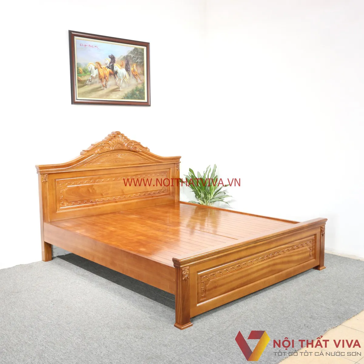 Giường ngủ gỗ xoan vô vàn lựa chọn – mang đến không gian hoàn hảo