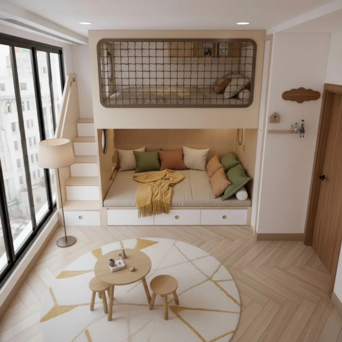 Tổng Hợp Mẫu Giường Tầng Trẻ Em Đẹp Gi&aacute; Rẻ, Giường Tầng Cho B&eacute; Trai, B&eacute; G&aacute;i 