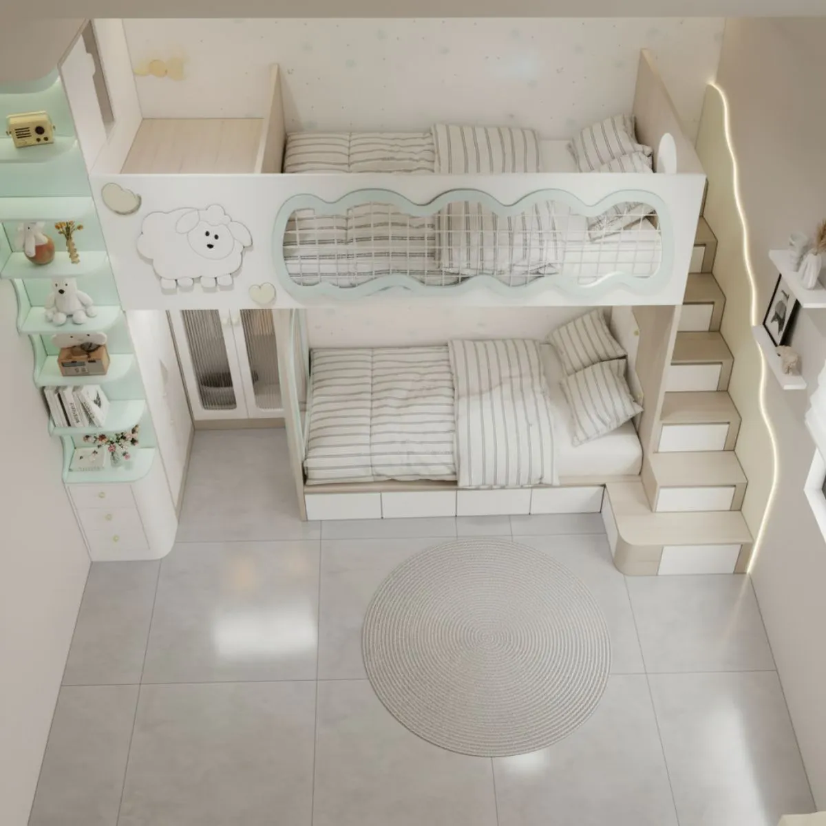 Tổng Hợp Mẫu Giường Tầng Trẻ Em Đẹp Gi&aacute; Rẻ, Giường Tầng Cho B&eacute; Trai, B&eacute; G&aacute;i 