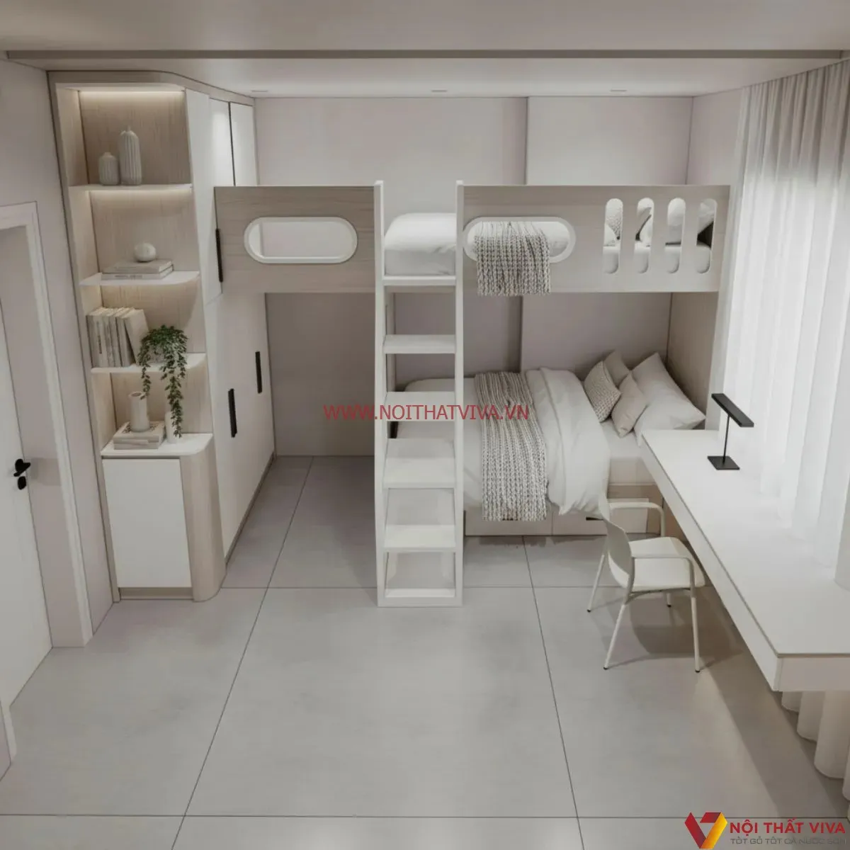 Tổng Hợp Mẫu Giường Tầng Trẻ Em Đẹp Gi&aacute; Rẻ, Giường Tầng Cho B&eacute; Trai, B&eacute; G&aacute;i 