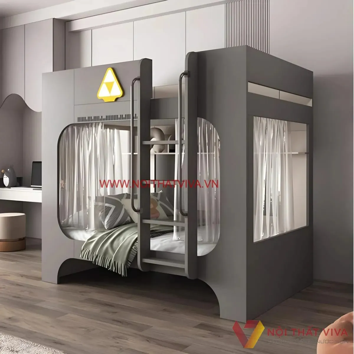 Tổng Hợp Mẫu Giường Tầng Trẻ Em Đẹp Gi&aacute; Rẻ, Giường Tầng Cho B&eacute; Trai, B&eacute; G&aacute;i 