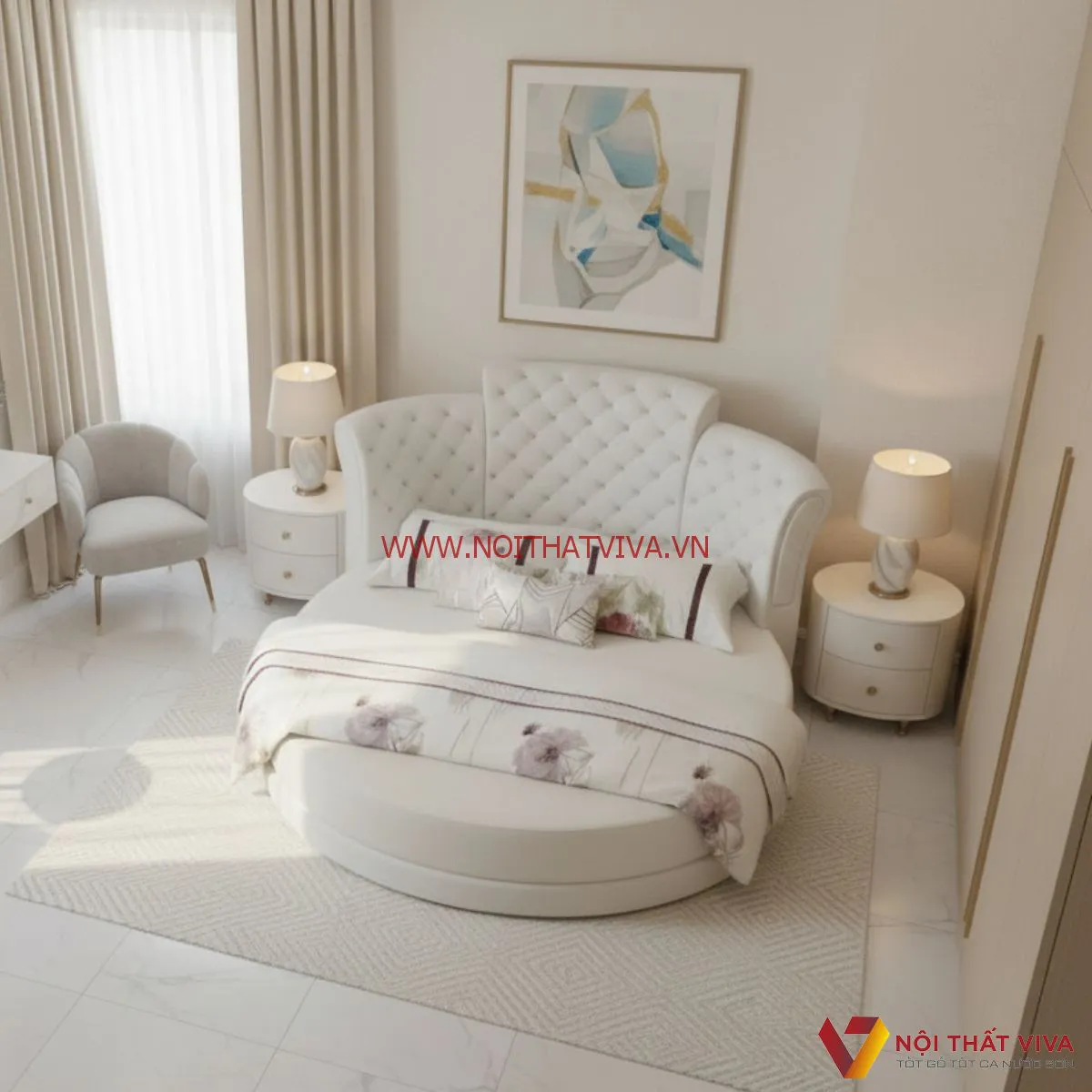 Giường Tr&ograve;n