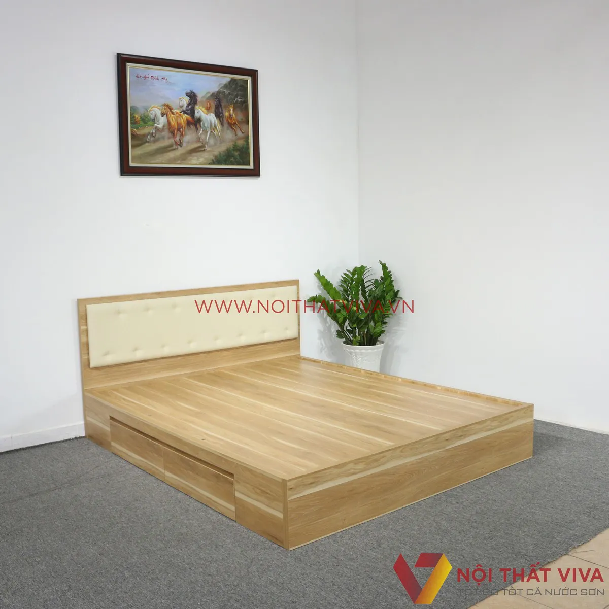 Giường ngủ gỗ MDF