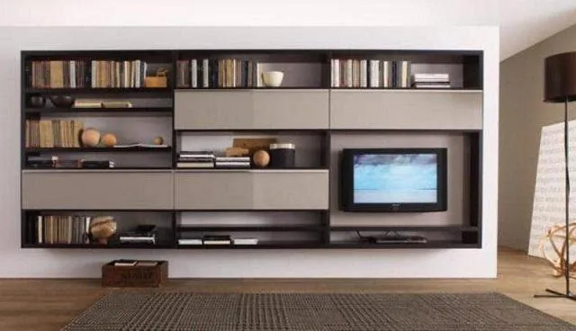 mẫu kệ tivi treo tường