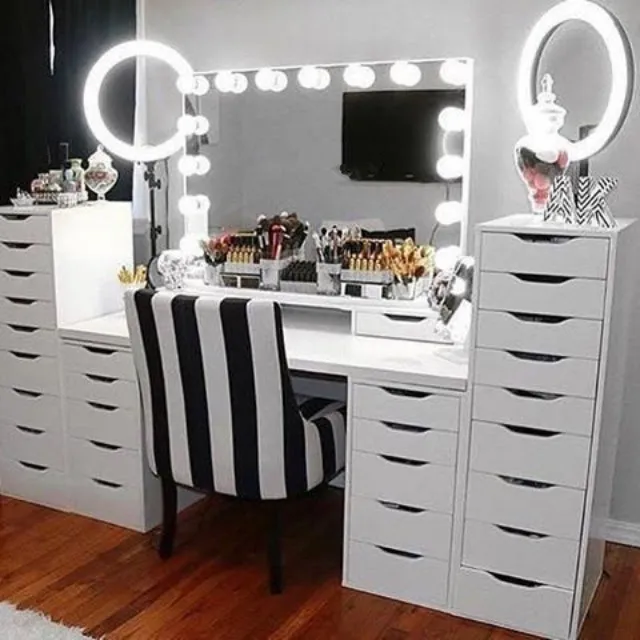 Các mẫu bàn trang điểm dành cho studio siêu đẹp