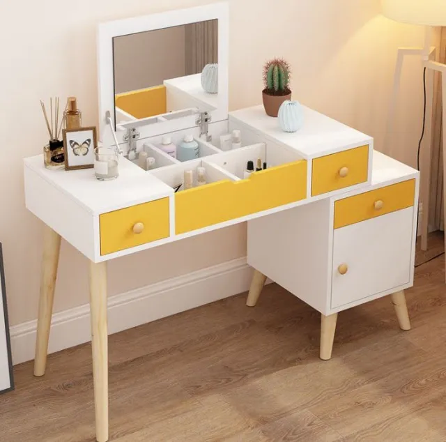 Mẫu bàn phấn kết hợp bàn làm việc ĐẸP - SANG - TIỆN