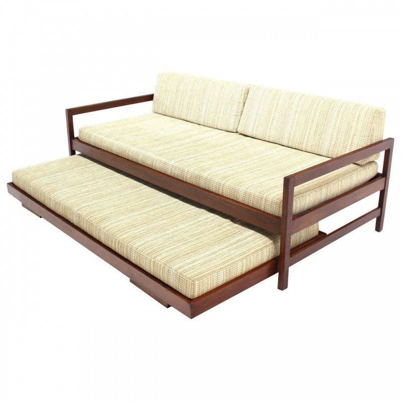 Các mẫu ghế sofa gỗ kéo ra thành giường đẹp sáng tạo