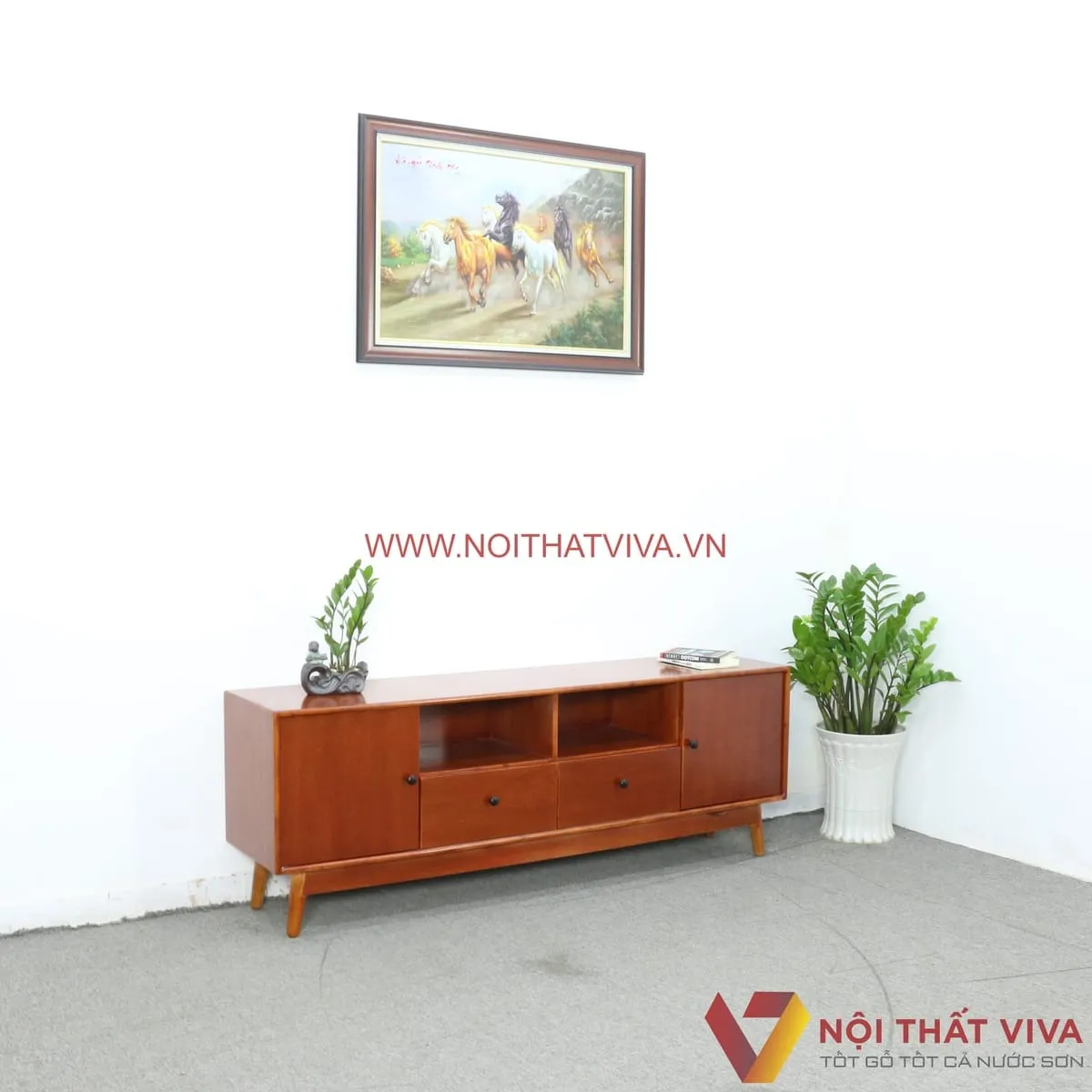 Kệ Tivi Gỗ Tự Nhiên