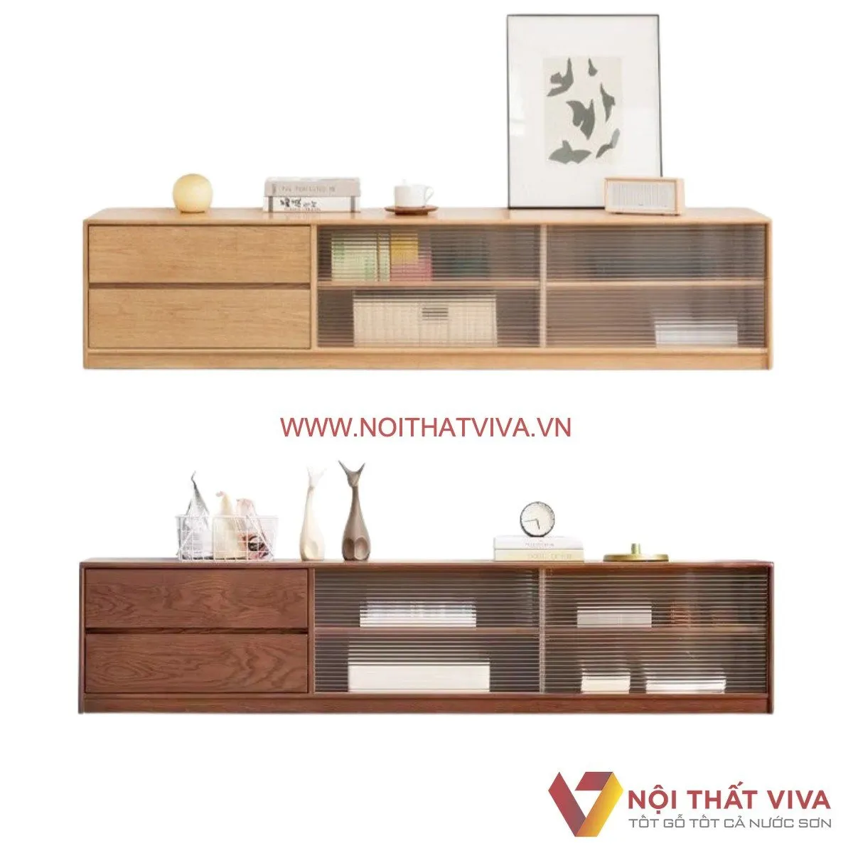 Kệ Tivi Gỗ Tự Nhiên