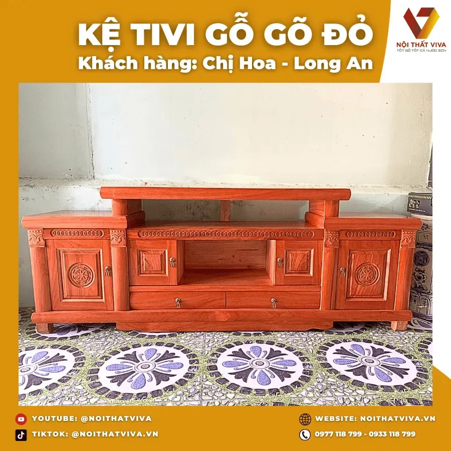 Kệ Tivi Gỗ Tự Nhiên
