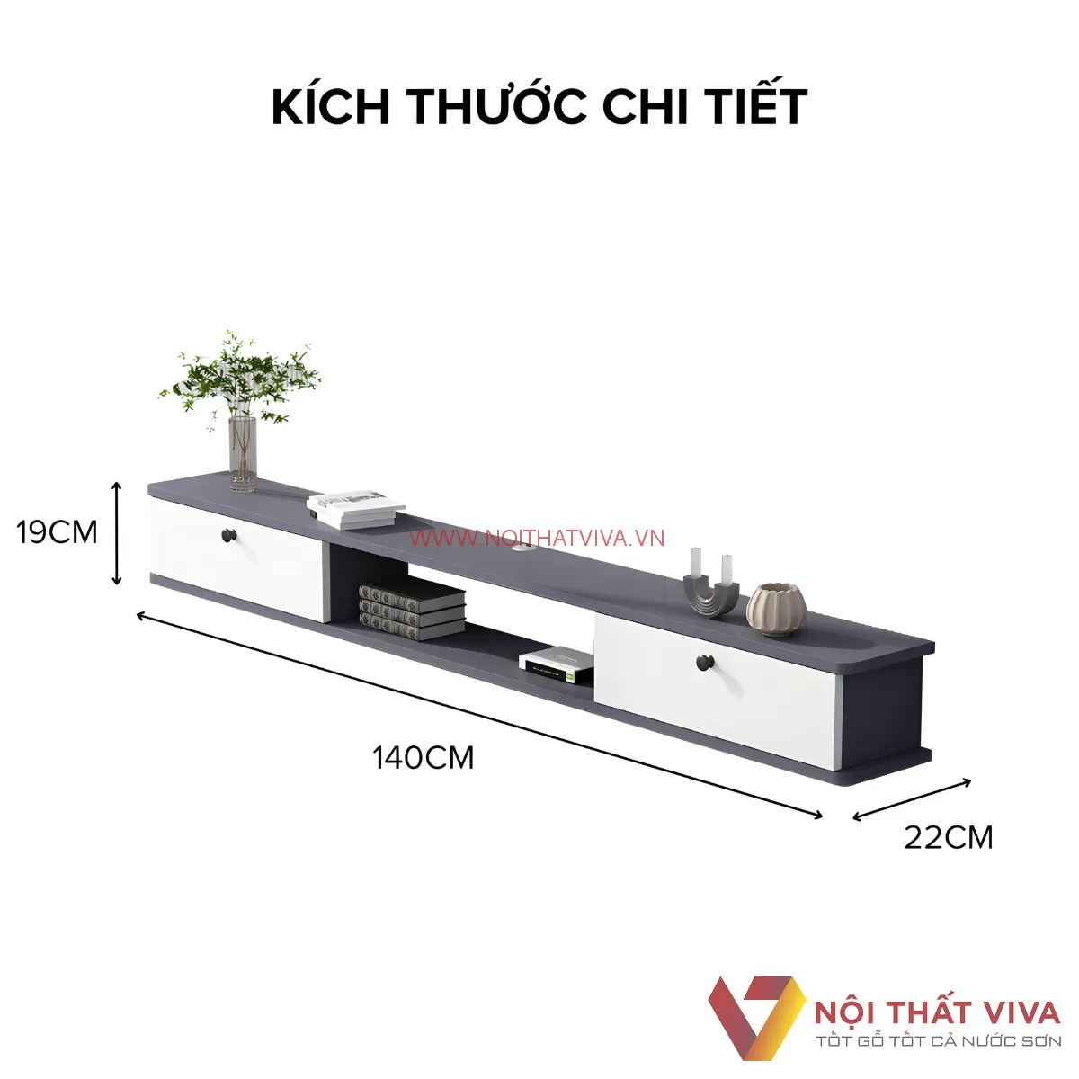 Kệ Tivi Treo Tường Phòng Khách Đẹp Thiết Kế Nhỏ Gọn Bền Đẹp Giá Tốt