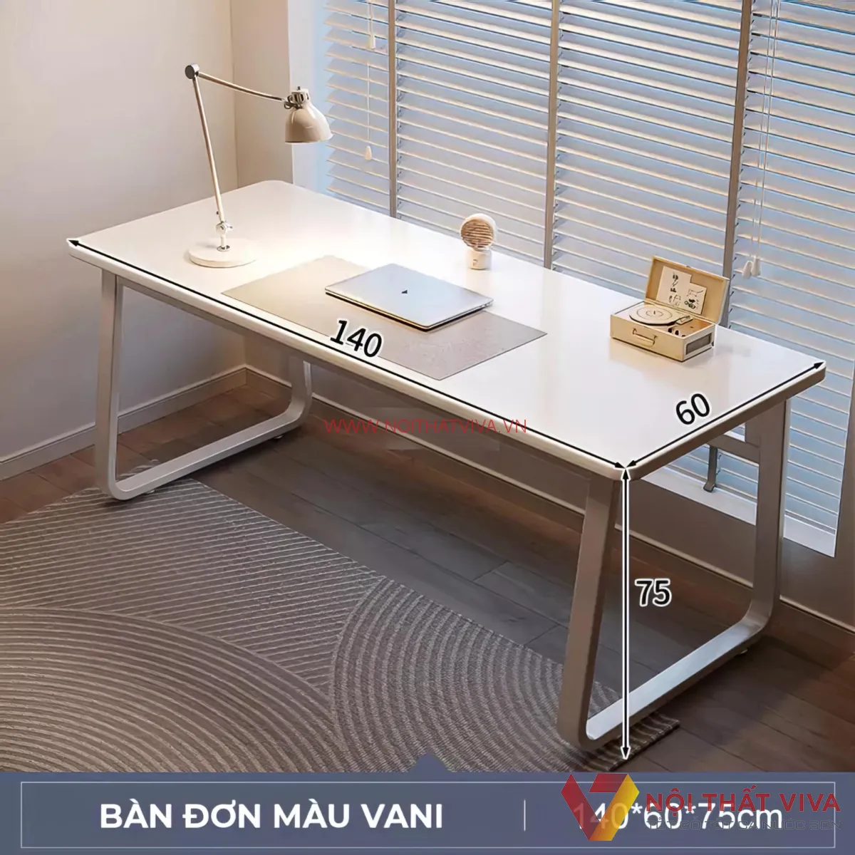 Mẫu Bàn Học Sinh Đẹp Chất Lượng Thiết Kế Tối Giản Đa Năng 