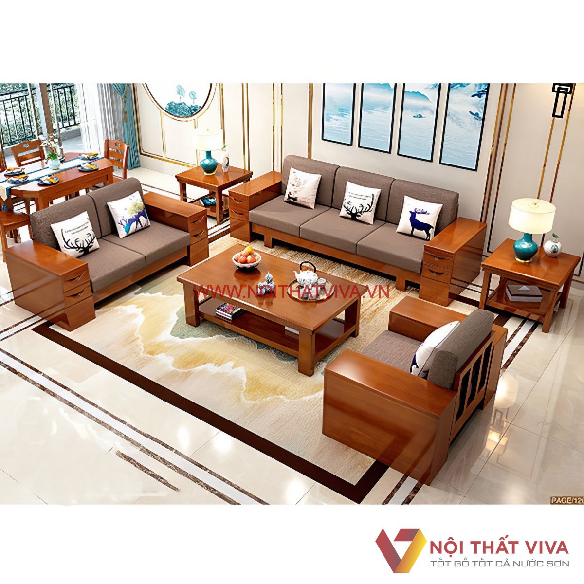 Giá ghế sofa gỗ đẹp giá rẻ Hà Nội trên thị trường có biến động?