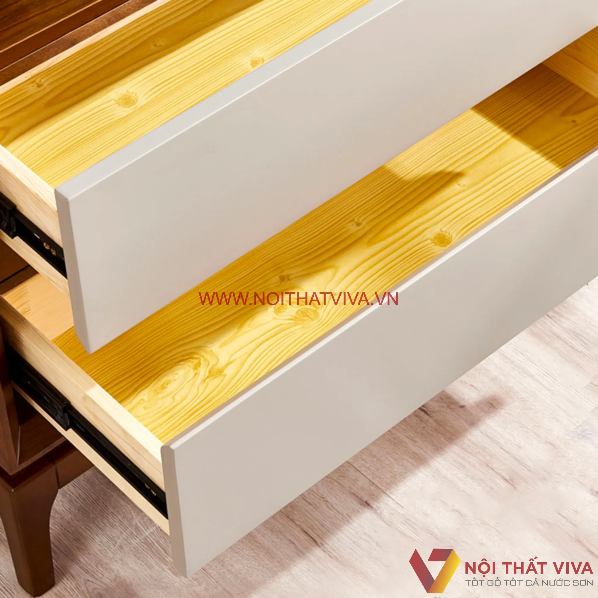 Mẫu Tủ Rượu Bằng Gỗ Công Nghiệp MDF Phủ Melamine Thiết Kế Hiện Đại