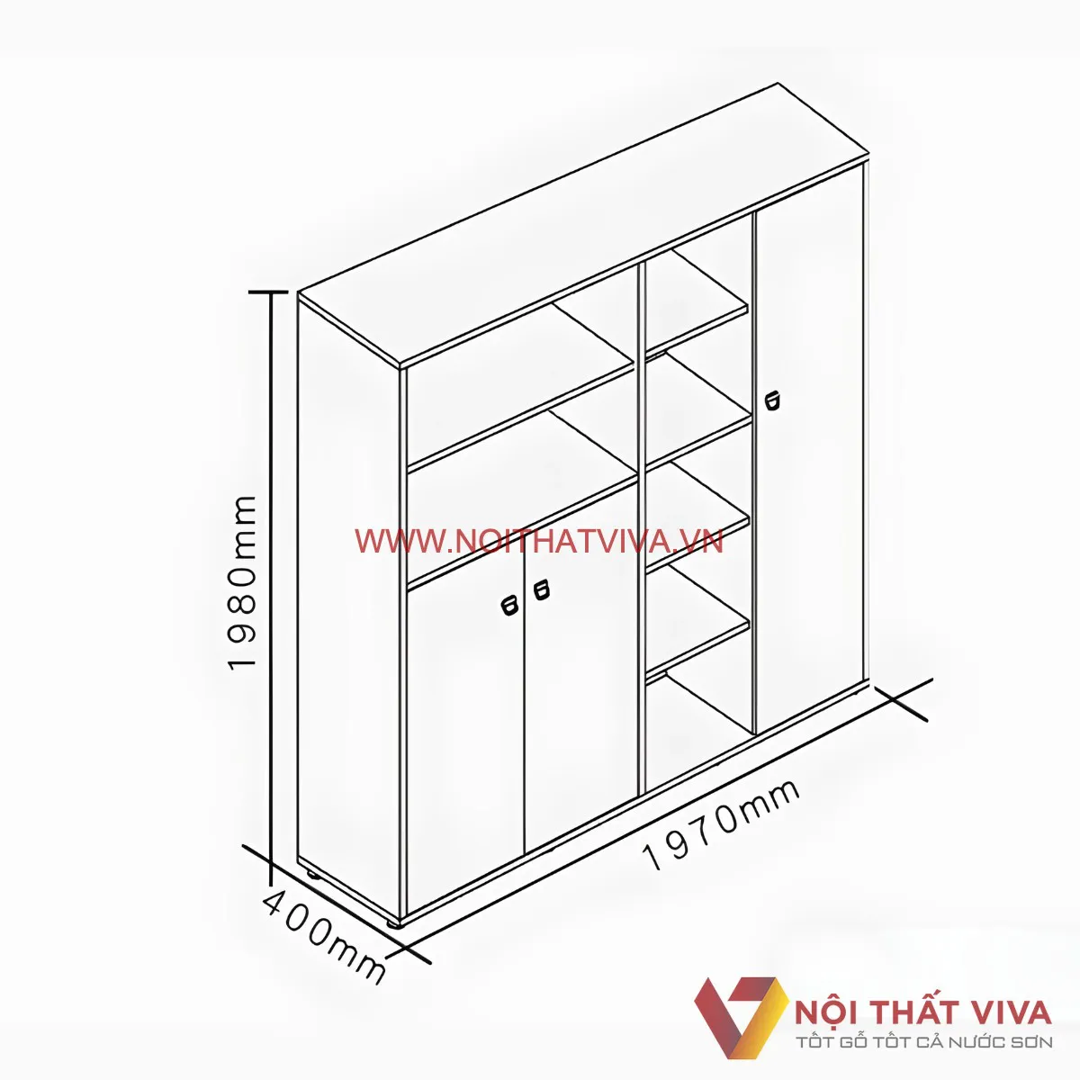 Mẫu Tủ Văn Phòng Đẹp Gỗ Công Nghiệp Giá Rẻ Hiện Đại