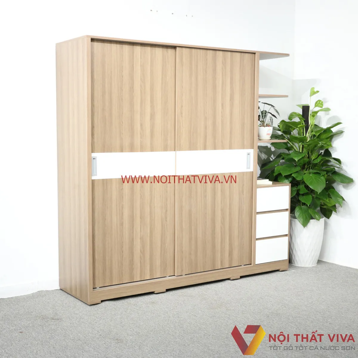 tủ quần áo gỗ rẻ