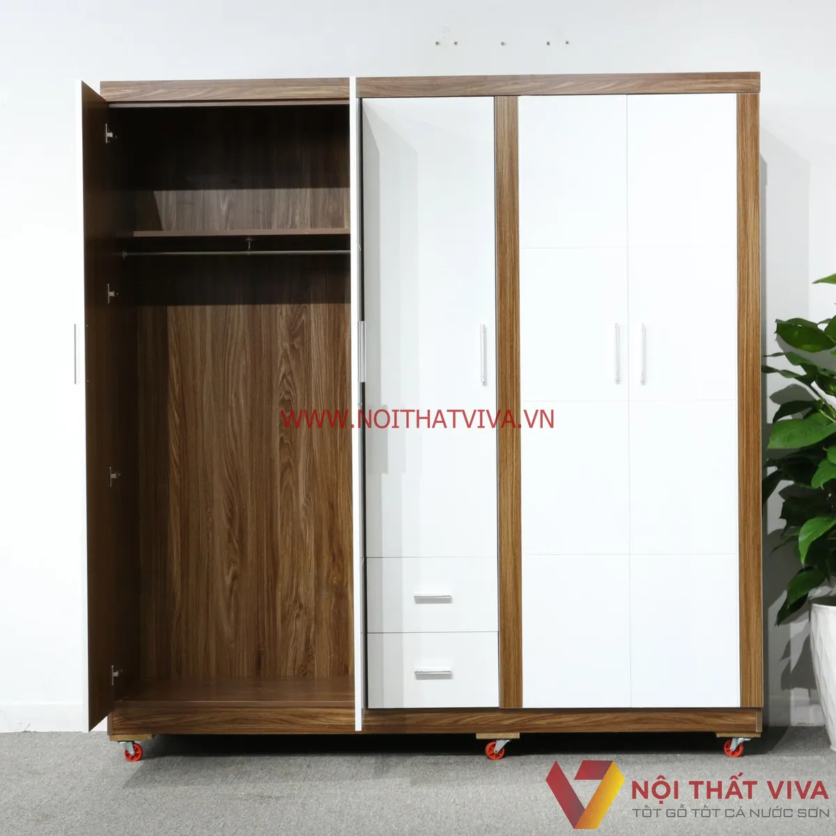 tủ quần áo gỗ rẻ