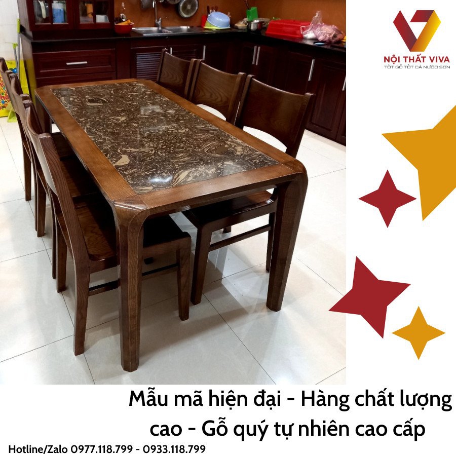 Những mẫu bàn ăn 1m6 “top trend” 2023 mua ngay kẻo lỡ!