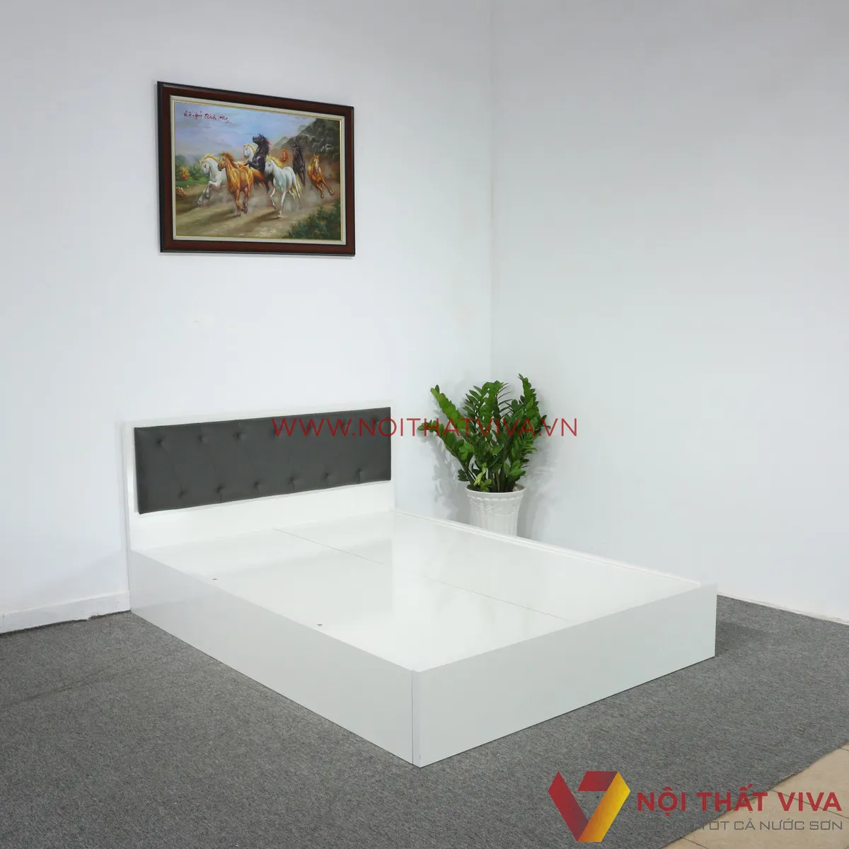 giường ngủ trắng đẹp giường ngủ trắng đẹp