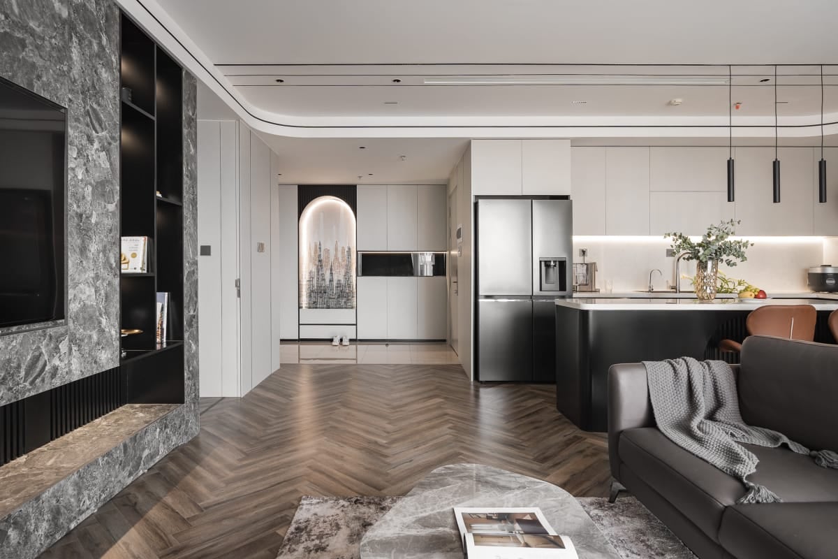Mẫu nội thất nh&agrave; chung cư đẹp 70m2