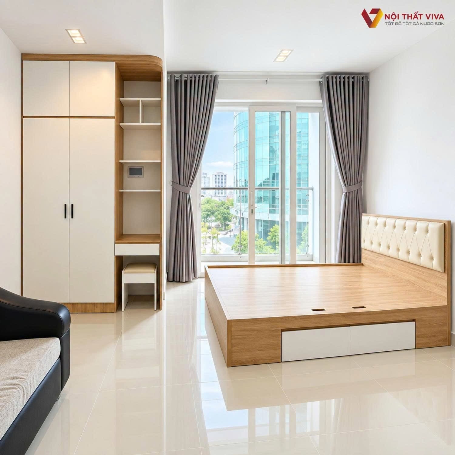 Nội thất khu vực ph&ograve;ng ngủ