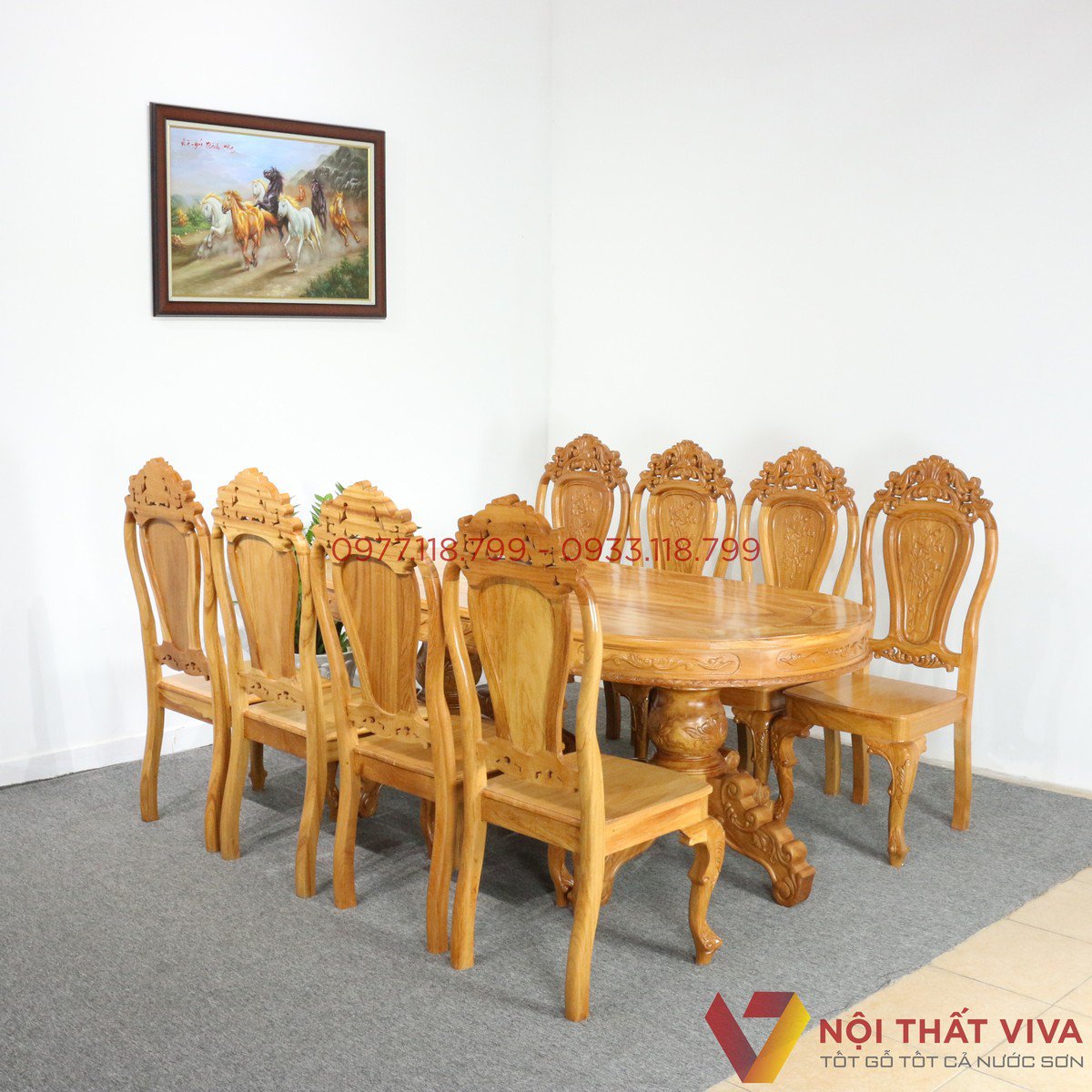 Nội thất Viva – Nơi cung cấp giá bàn ăn bằng gỗ tại xưởng