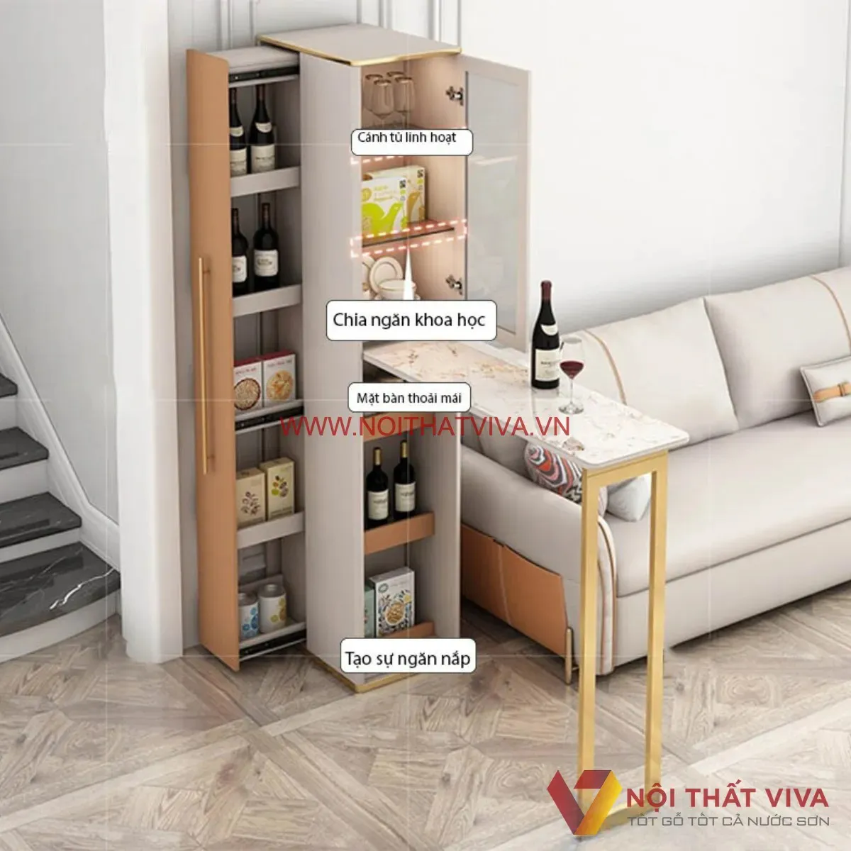 56+ Mẫu Quầy Bar Gỗ Công Nghiệp, Quầy Bar Gỗ MDF Hiện Đại Đẹp Ấn Tượng Nhất