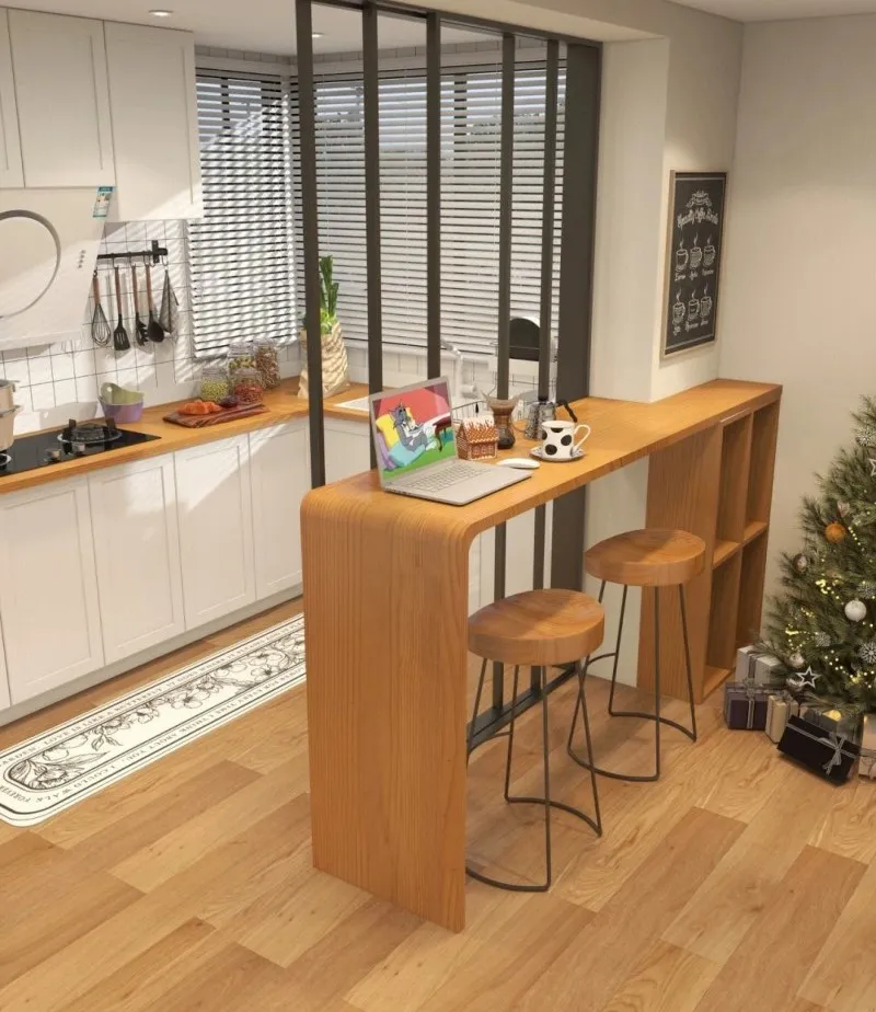 56+ Mẫu Quầy Bar Gỗ Công Nghiệp, Quầy Bar Gỗ MDF Hiện Đại Đẹp Ấn Tượng Nhất