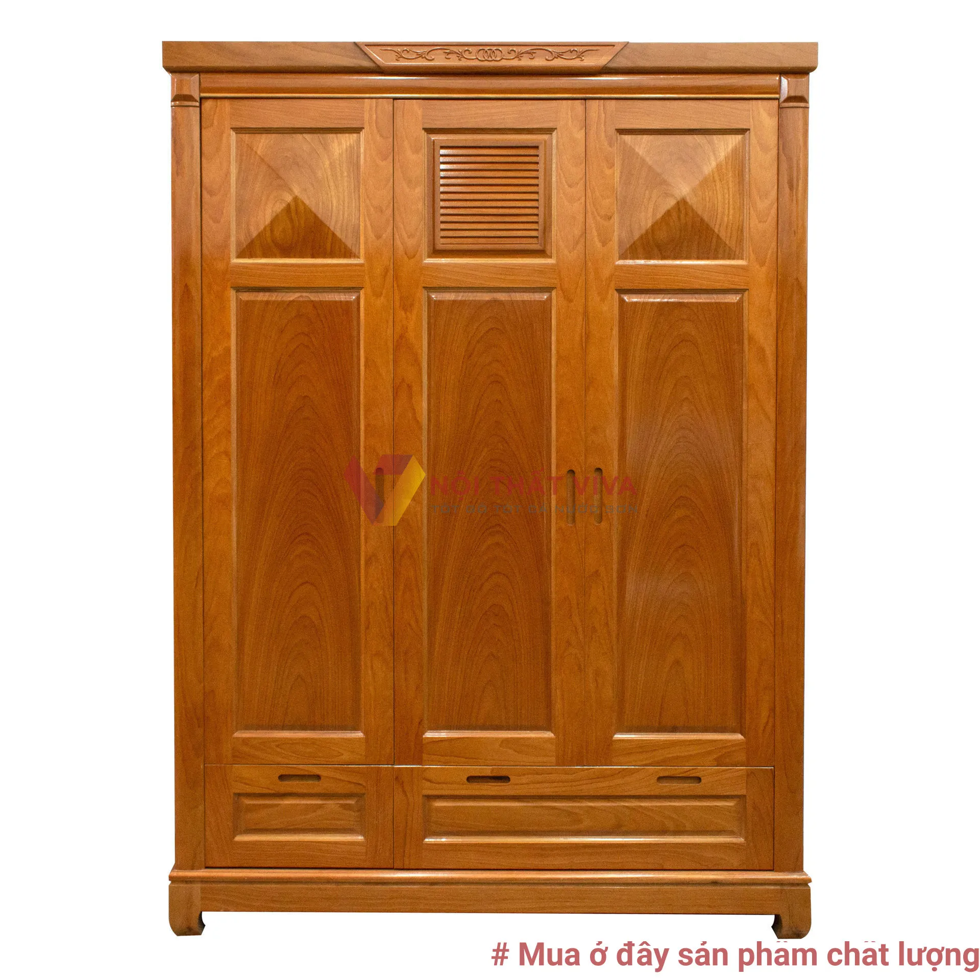 mẫu tủ quần áo gỗ 3 cánh