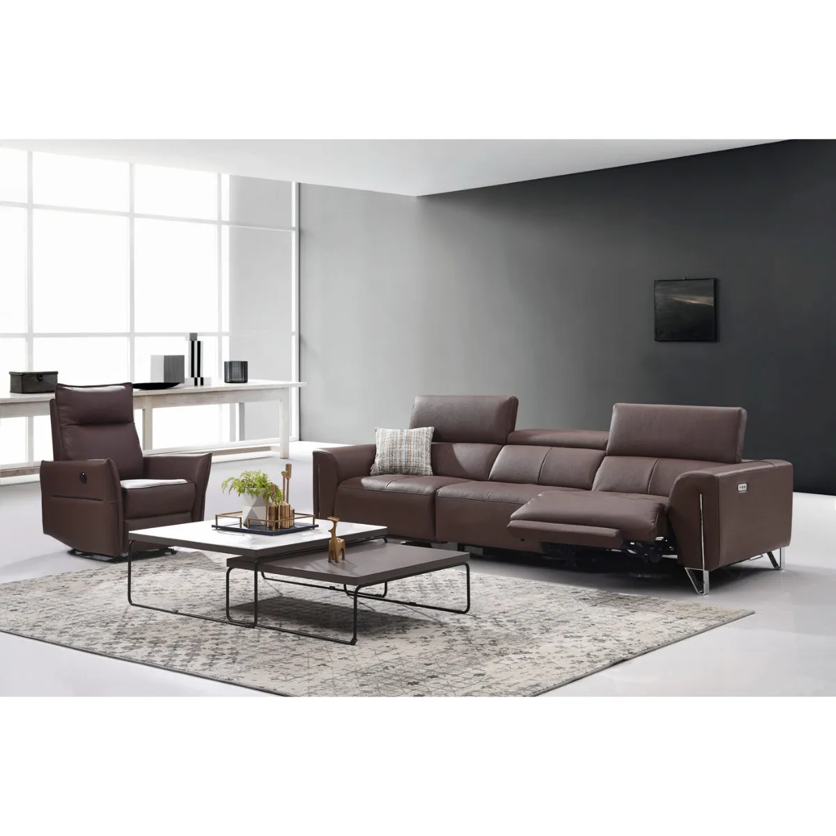 Sofa Da Hiện Đại Với Thiết Kế Thông Minh Sang Trọng Đẳng Cấp