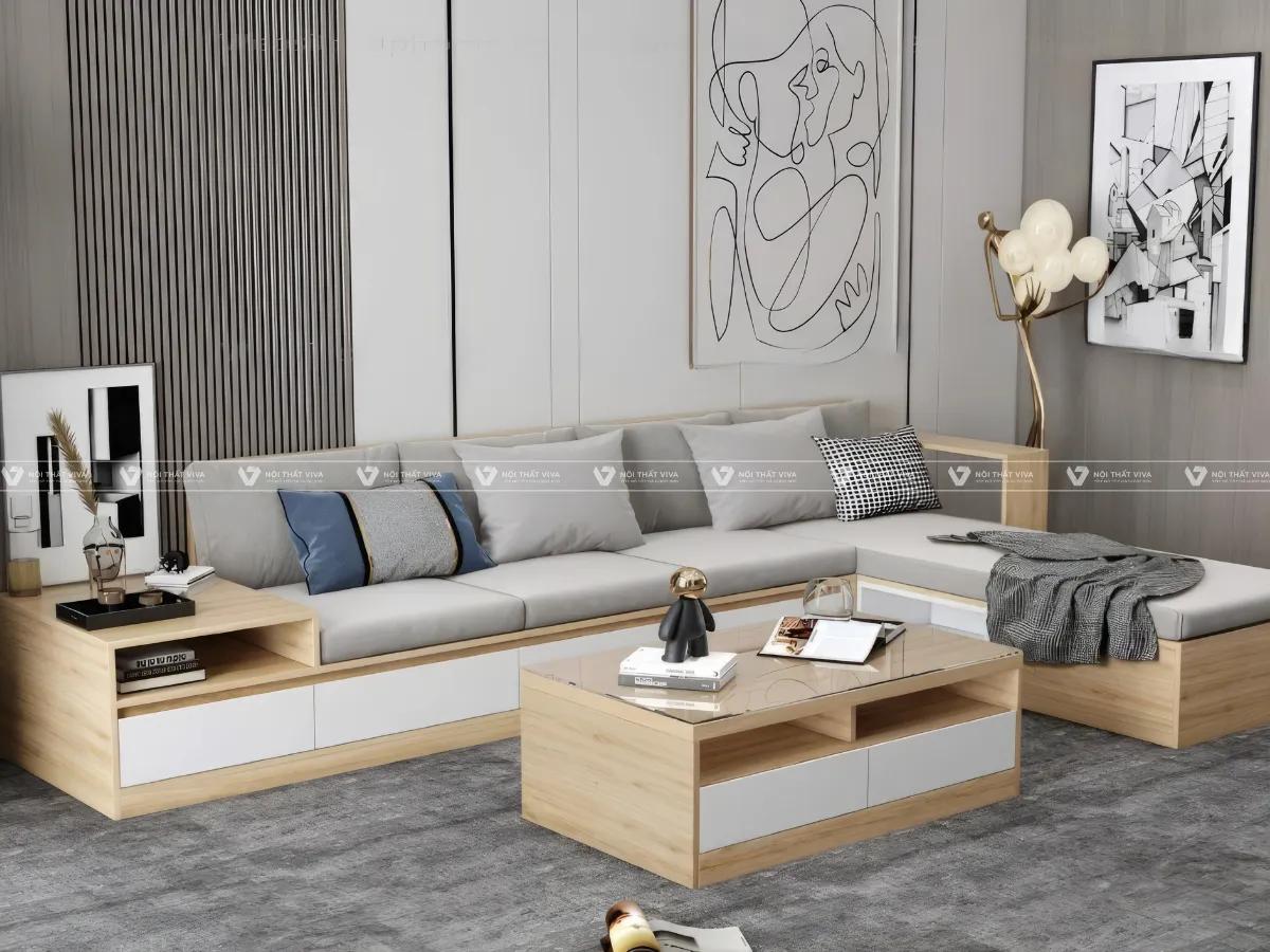 99+ Mẫu Sofa Gỗ Công Nghiệp Đẹp, Giá Tốt, Luôn Có Sẵn Tại Nội Thất Viva!