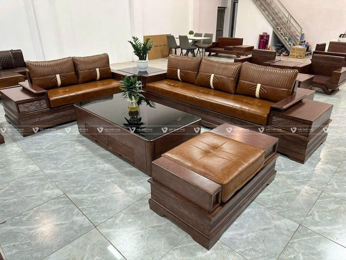 Sofa Gỗ &Oacute;c Ch&oacute;