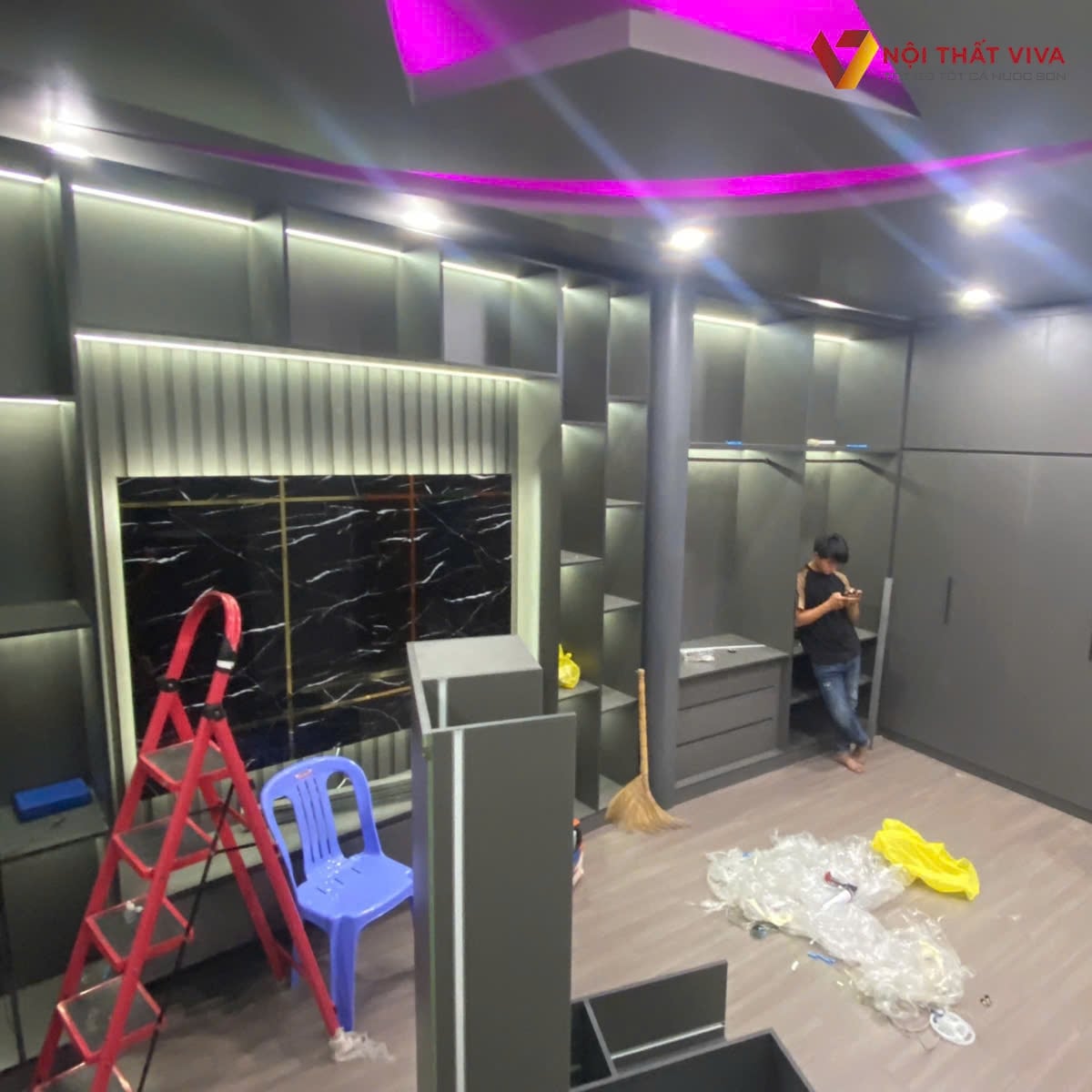 Cải tạo ph&ograve;ng kh&aacute;ch đẹp sang trọng với mức gi&aacute; rẻ tại Hồ Ch&iacute; Minh.