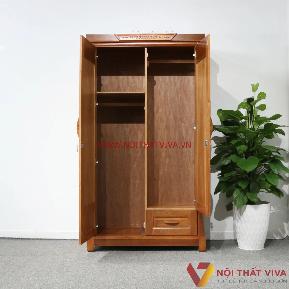 tủ áo 2 cánh gỗ Xoan tủ áo 2 cánh gỗ Xoan